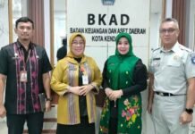Jasa Raharja Bersama UPTB Samsat Kendari Lakukan Koordinasi bersama BKAD Kota Kendari jasa raharja sultra