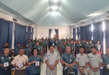 Jasa Raharja Sulawesi Tenggara Sosialisasikan Tugas dan Fungsi Jasa Raharja di Klinik TNI AL Kendari jasa raharja sultra