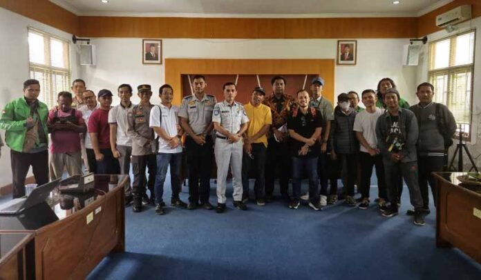 di Kantor Dinas Perhubungan Provinsi NTB