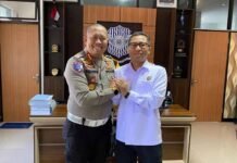 Bersama Dirlantas Polda NTB