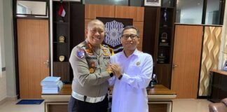 Bersama Dirlantas Polda NTB