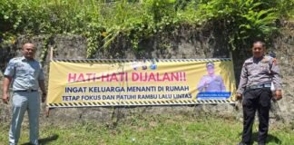 di Titik Rawan Laka Lantas