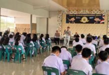 Jasa Raharja Sumatera Utara Melaksanakan Safety Campaign di SMAS Dr. Wahidin Sudirohusodo Medan di SMAS Dr. Wahidin Sudirohusodo Medan