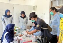 Peduli Keselamatan Berlalu Lintas, Jasa Raharja NTB Gelar Pelayanan Kesehatan di Pelabuhan Lembar Pelabuhan Lembar