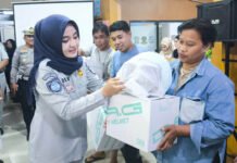 Sinergi Jasa Raharja, Polres Bone, dan Bapenda Doa Bersama dan Aksi Keselamatan di Samsat Bone jasa raharja sulsel