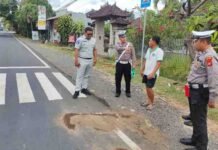 PT Jasa Raharja Kantor Wilayah Bali Laksanakan Survey TKP Laka Lantas Bersama Unit Laka Polres Buleleng jasa raharja bali