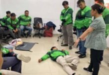 Jasa Raharja bersama RSU Eshmun Gelar PPGD di Kantor Grab Medan Polonia di Kantor Grab Medan Polonia