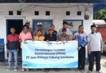 Cegah Fatalitas di Jalan, Warga Cibeber Diberikan Pelatihan Pertolongan Pertama oleh Jasa Raharja Sukabumi jasa raharja jabar