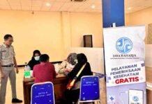 Jasa Raharja Surakarta Hadirkan Layanan Medis Gratis untuk Pengemudi dan Penumpang di Terminal Tirtonadi jasa raharja jateng