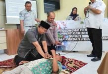 Jasa Raharja Magelang Laksanakan Pelatihan Pertolongan Pertama Gawat Darurat (PPGD) di Kecamatan Mungkid, Kabupaten Magelang jasa raharja jateng