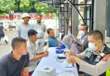 Jasa Raharja Cabang Purwakarta Gelar Pelayanan Kesehatan Gratis dan Edukasi Pertolongan Pertama Gawat Darurat (PPGD) Di Samsat Subang Edukasi Pertolongan Pertama Gawat Darurat