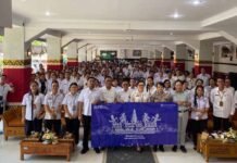 Jasa Raharja Bali Ikut Sosialisasikan Kesamsatan dan Keselamatan Berkendara Bersama 700 Guru se-Kota Denpasar Guru se-Kota Denpasar