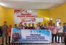 Upaya Turunkan Jumlah Korban, Jasa Raharja NTB Laksanakan Kegiatan PPGD di Lombok Timur jasa raharja NTB