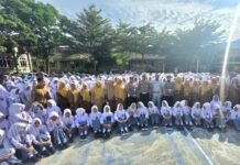 Jasa Raharja Sumatera Barat Bersama Polres Pesisir Selatan Ajak Pelajar SMKN 1 Painan Jadi Pelopor Keselamatan Berlalu Lintas SMKN 1 Painan