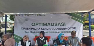 Samsat Karawang Gelar Operasi Gabungan