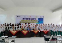Jasa Raharja Solok Gelar “Goes To Campus” di Poltekkes Kemenkes, Edukasi Mahasiswa Soal Keselamatan dan PPGD Soal Keselamatan dan PPGD