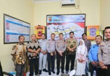 Upaya Keselamatan Lalu Lintas, Jasa Raharja Cabang Cirebon Gelar Forum Komunikasi Lalu Lintas (FKLL) di Polres Majalengka di Polres Majalengka