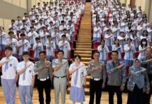Jasa Raharja dan Polda Kepri Gelar Program PPKL dan PPGD di SMA Maitreyawira Kota Batam di SMA Maitreyawira Kota Batam