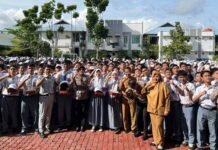 Jasa Raharja dan Polda Kepri Gelar Program PPKL dan PPGD di SMAN 8 Kota Batam di SMAN 8 Kota Batam