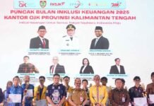 Jasa Raharja Kalteng Raih Peringkat Terbaik I dalam Ajang Race Inklusi Keuangan OJK 2025 jasa raharja kalteng