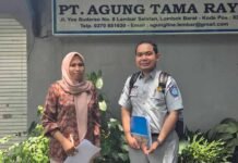 Kunjungan CRM di PT Agung Tama Raya, Jasa Raharja NTB Perkuat Koordinasi dan Silaturahmi jasa raharja NTB