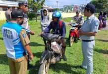 Jasa Raharja Kolaborasi dengan Mitra Strategis Laksanakan Operasi Gabungan di Kabupaten Sumbawa jasa raharja NTB