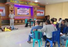 Kolaborasi Jasa Raharja dan Polres Ngada Edukasi Ojol tentang Pertolongan Pertama Gawat Darurat jasa raharja NTT
