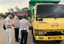 Dukung Keselamatan Jalan, Jasa Raharja Terlibat dalam Razia Gabungan ODOL di Terminal HSS ODOL di Terminal HSS