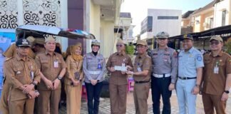 di Halaman Kantor BPKPAD Kota Banjarmasin