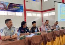 Jasa Raharja Bukittinggi Bersama Tim Samsat Batusangkar Sosialisasikan Tertib Pajak dan Program Pemutihan di Kecamatan Lima Kaum di Kecamatan Lima Kaum