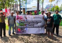 Jasa Raharja Cabang Pekalongan Gelar Pelatihan Pertolongan Pertama Gawat Darurat di Area Pasar Comal jasa raharja jateng