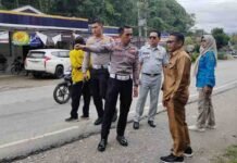 Jasa Raharja Cabang Solok dan Satlantas Lakukan Survei Titik Rawan Kecelakaan di Nagari Saok Laweh jasa raharja sumbar