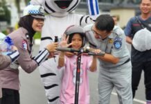 Tingkatkan Kesadaran Keselamatan, Jasa Raharja Gelar Sosialisasi di Bundaran Besar di Bundaran Besar