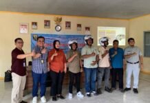 Tim Pembina Samsat Kabupaten Sukabumi II – Pelabuhan Ratu Laksanakan Sosialisasi Kesamsatan di Kecamatan Warungkiara jasa raharja jabar